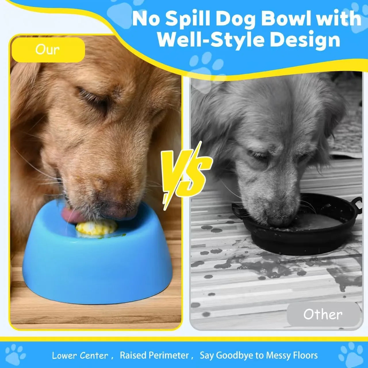 Practical and Convenient Dog Liquid Lick Bowl Slow Feeding Non-Slip Quadrate ABS\PP Material Portable Indoor/Outdoor Use