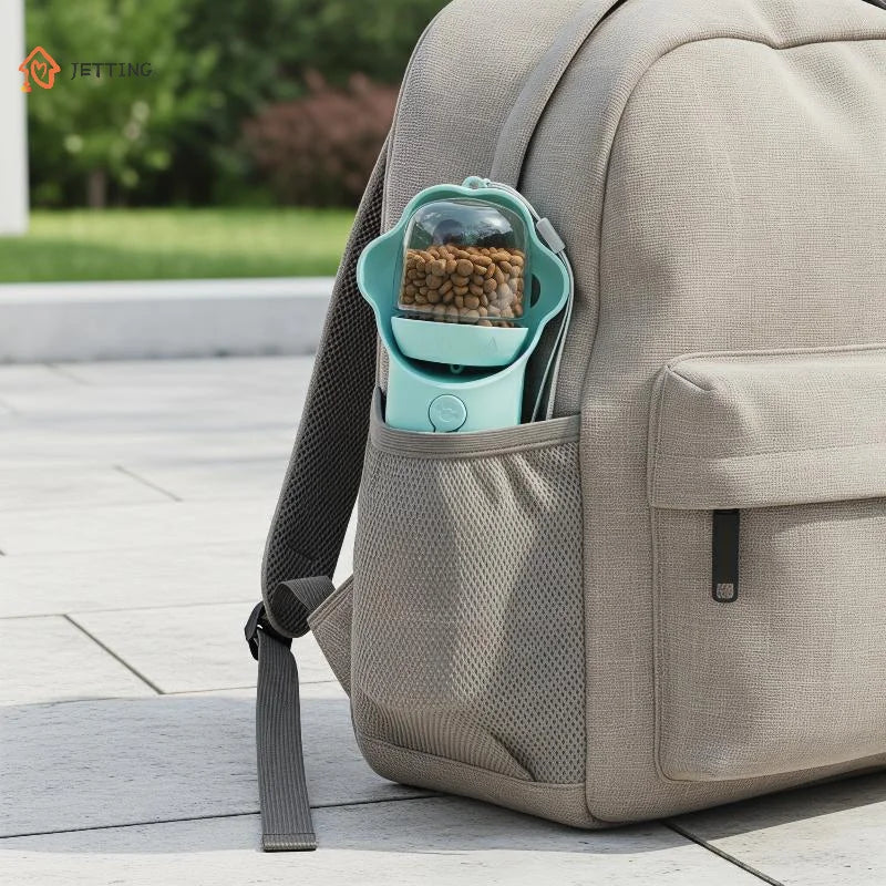 ❤Portable 2 In 1 Pet Water Bottle With Food Dispenser Dog Cat Travel Pet Water Cup Bottle For Outdoor Walking And Trips